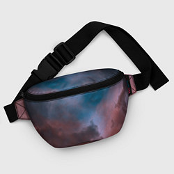 Поясная сумка Сплетение двух космических сияний, цвет: 3D-принт — фото 2