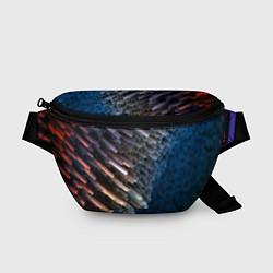 Поясная сумка Shape grey abstract, цвет: 3D-принт