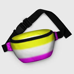 Поясная сумка Трехцветный размытый фон, цвет: 3D-принт — фото 2