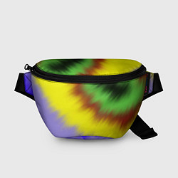 Поясная сумка Яркий Тай-Дай, цвет: 3D-принт