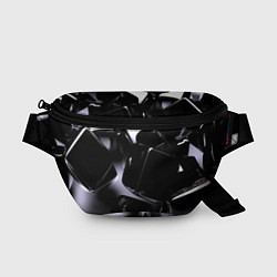 Поясная сумка Хромированные кубы, цвет: 3D-принт
