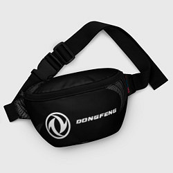 Поясная сумка Dongfeng speed на темном фоне со следами шин: надп, цвет: 3D-принт — фото 2