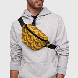 Поясная сумка Сочная текстура из бананов, цвет: 3D-принт — фото 2