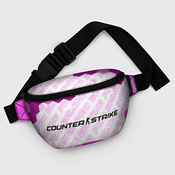 Поясная сумка Counter Strike 2 pro gaming: надпись и символ, цвет: 3D-принт — фото 2