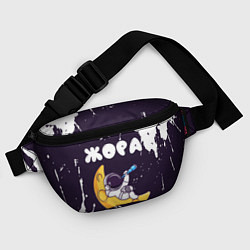 Поясная сумка Жора космонавт отдыхает на Луне, цвет: 3D-принт — фото 2