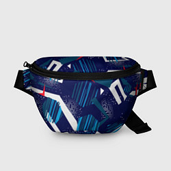 Поясная сумка Текстурный грандж, цвет: 3D-принт