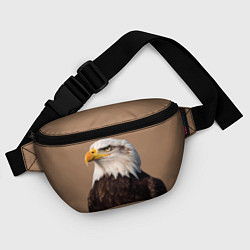 Поясная сумка Белоголовый орлан птица, цвет: 3D-принт — фото 2