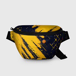 Поясная сумка ФК Манчестер Юнайтед эмблема, цвет: 3D-принт