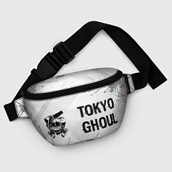 Поясная сумка Tokyo Ghoul glitch на светлом фоне: надпись и симв, цвет: 3D-принт — фото 2