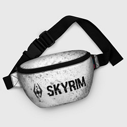 Поясная сумка Skyrim glitch на светлом фоне: надпись и символ, цвет: 3D-принт — фото 2