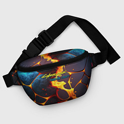 Поясная сумка Cyberpunk 2077 phantom fire, цвет: 3D-принт — фото 2