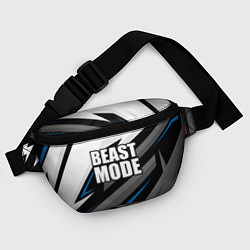 Поясная сумка Beast mode - blue sport, цвет: 3D-принт — фото 2