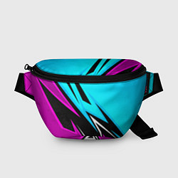 Поясная сумка Неоновая униформа для зала, цвет: 3D-принт