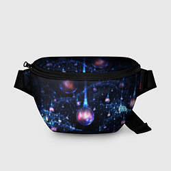 Поясная сумка Нейроны воды в космосе, цвет: 3D-принт