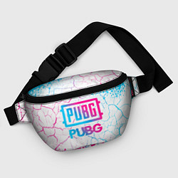 Поясная сумка PUBG neon gradient style, цвет: 3D-принт — фото 2