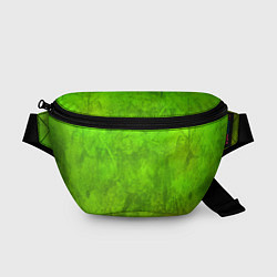 Поясная сумка Зелёная фантазия, цвет: 3D-принт