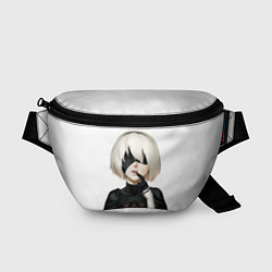 Поясная сумка Nier: Automata - 2B Кибергражданка, цвет: 3D-принт