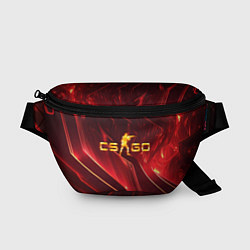 Поясная сумка CS GO fire logo, цвет: 3D-принт