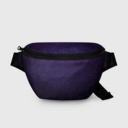 Поясная сумка Фиолетово-черный градиент, цвет: 3D-принт