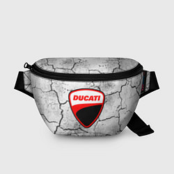 Поясная сумка Ducati - потресканная земля, цвет: 3D-принт