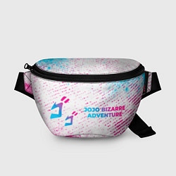 Поясная сумка JoJo Bizarre Adventure neon gradient style: надпис, цвет: 3D-принт