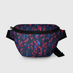 Поясная сумка Спортивный абстрактный фон, цвет: 3D-принт