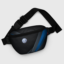 Поясная сумка Фольцваген - синяя броня, цвет: 3D-принт — фото 2