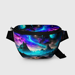 Поясная сумка Фантастическая планета космос, цвет: 3D-принт