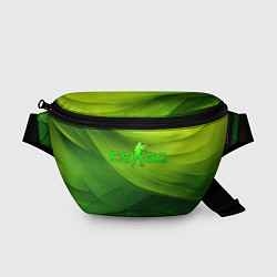 Поясная сумка CSGO green logo, цвет: 3D-принт