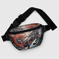 Поясная сумка Морской дракон Irezumi, цвет: 3D-принт — фото 2