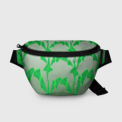 Поясная сумка Растительный паттерн, цвет: 3D-принт