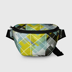 Поясная сумка Твой стиль геометрия, цвет: 3D-принт