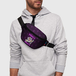 Поясная сумка Ван пис - Луффи фиолетовый, цвет: 3D-принт — фото 2