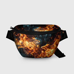 Поясная сумка Пламя огня фон