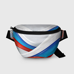 Поясная сумка Российские флаги, цвет: 3D-принт