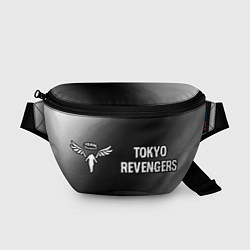 Поясная сумка Tokyo Revengers glitch на темном фоне: надпись и с, цвет: 3D-принт