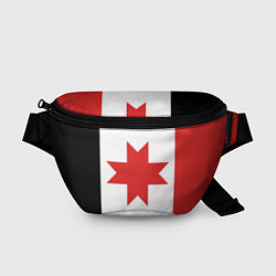 Поясная сумка Флаг Удмуртии, цвет: 3D-принт