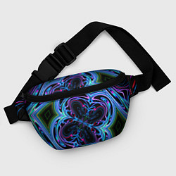 Поясная сумка Абстракция neon, цвет: 3D-принт — фото 2