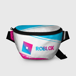 Поясная сумка Roblox neon gradient style по-горизонтали, цвет: 3D-принт