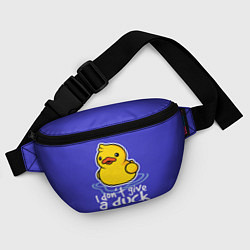Поясная сумка I do not Give a Duck, цвет: 3D-принт — фото 2