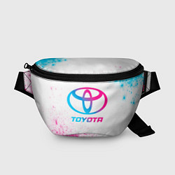Поясная сумка Toyota neon gradient style, цвет: 3D-принт