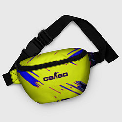 Поясная сумка Counter strike neon yellow, цвет: 3D-принт — фото 2