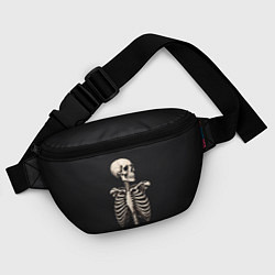 Поясная сумка Скелет улыбается, цвет: 3D-принт — фото 2