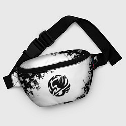 Поясная сумка Fairy Tail краски черные, цвет: 3D-принт — фото 2