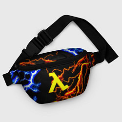 Поясная сумка Half Life молнии шторм, цвет: 3D-принт — фото 2