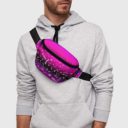 Поясная сумка Тату Лил Пипа на фиолетовом, цвет: 3D-принт — фото 2