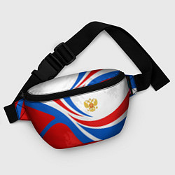 Поясная сумка Россия - спортивная униформа, цвет: 3D-принт — фото 2