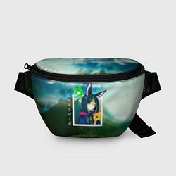 Поясная сумка Тигнари на фоне природы, цвет: 3D-принт