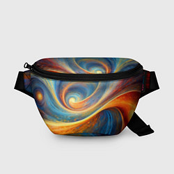 Поясная сумка Космические завихрения, цвет: 3D-принт
