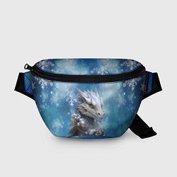 Поясная сумка Зимний дракон, цвет: 3D-принт